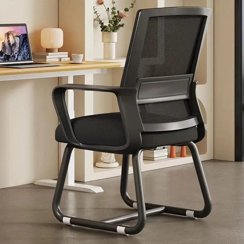 Comfortable Ergonomic Office Chair Home Computer Chair Lumbar Support Backrest Chair for Office Meeting Dormitory Student Chairs