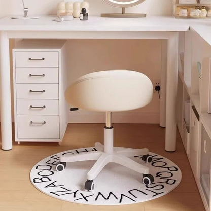 Simple 360° Rotation High Chair with Backrest Simple Beauty Salon Chairs round Stool Modern Salon Furniture Home Makeup Chair