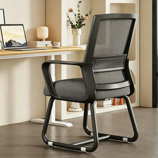 Comfortable Ergonomic Office Chair Home Computer Chair Lumbar Support Backrest Chair for Office Meeting Dormitory Student Chairs