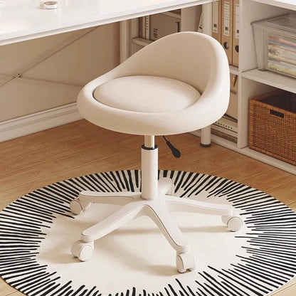 Simple 360° Rotation High Chair with Backrest Simple Beauty Salon Chairs round Stool Modern Salon Furniture Home Makeup Chair