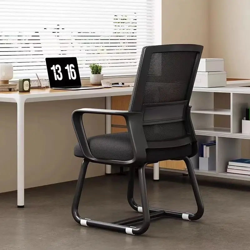 Comfortable Ergonomic Office Chair Home Computer Chair Lumbar Support Backrest Chair for Office Meeting Dormitory Student Chairs
