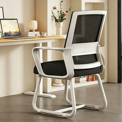 Comfortable Ergonomic Office Chair Home Computer Chair Lumbar Support Backrest Chair for Office Meeting Dormitory Student Chairs